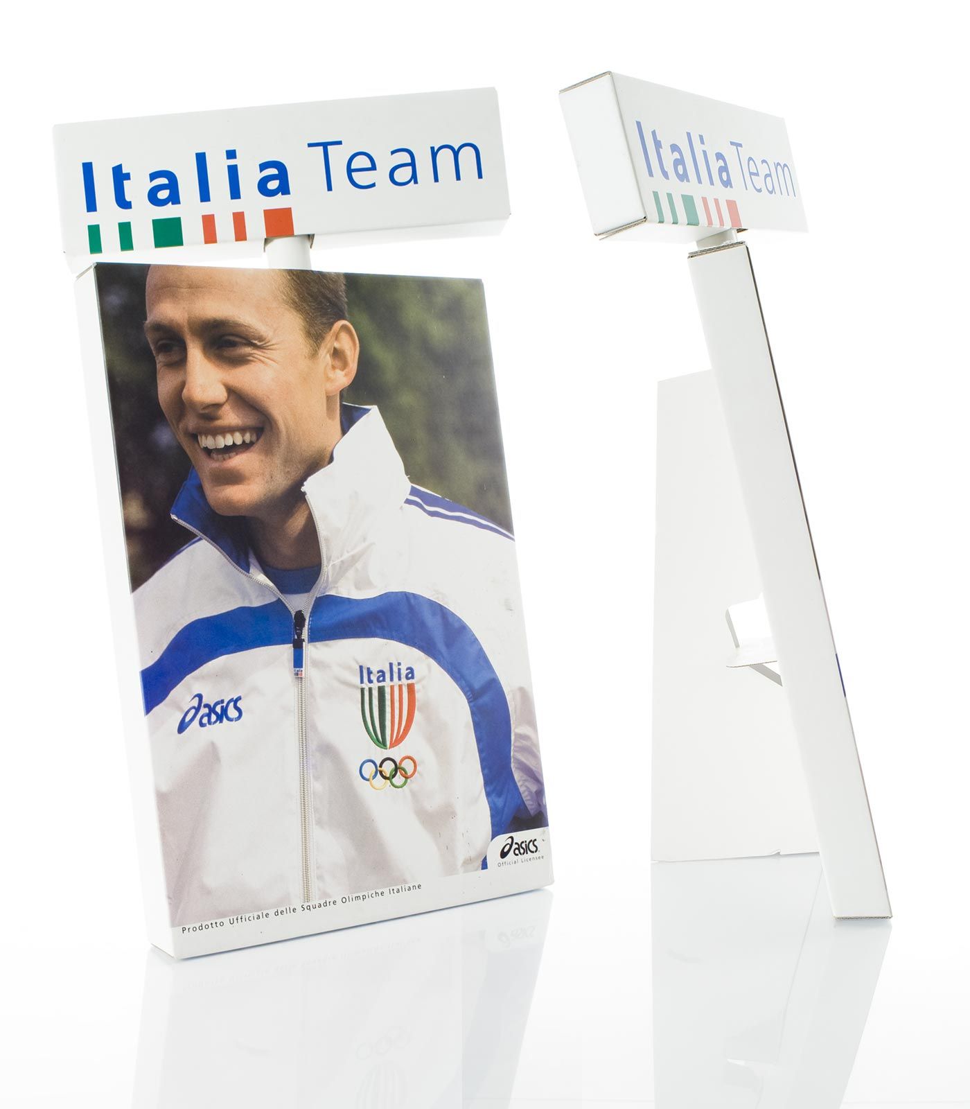 cartello vetrina ASICS